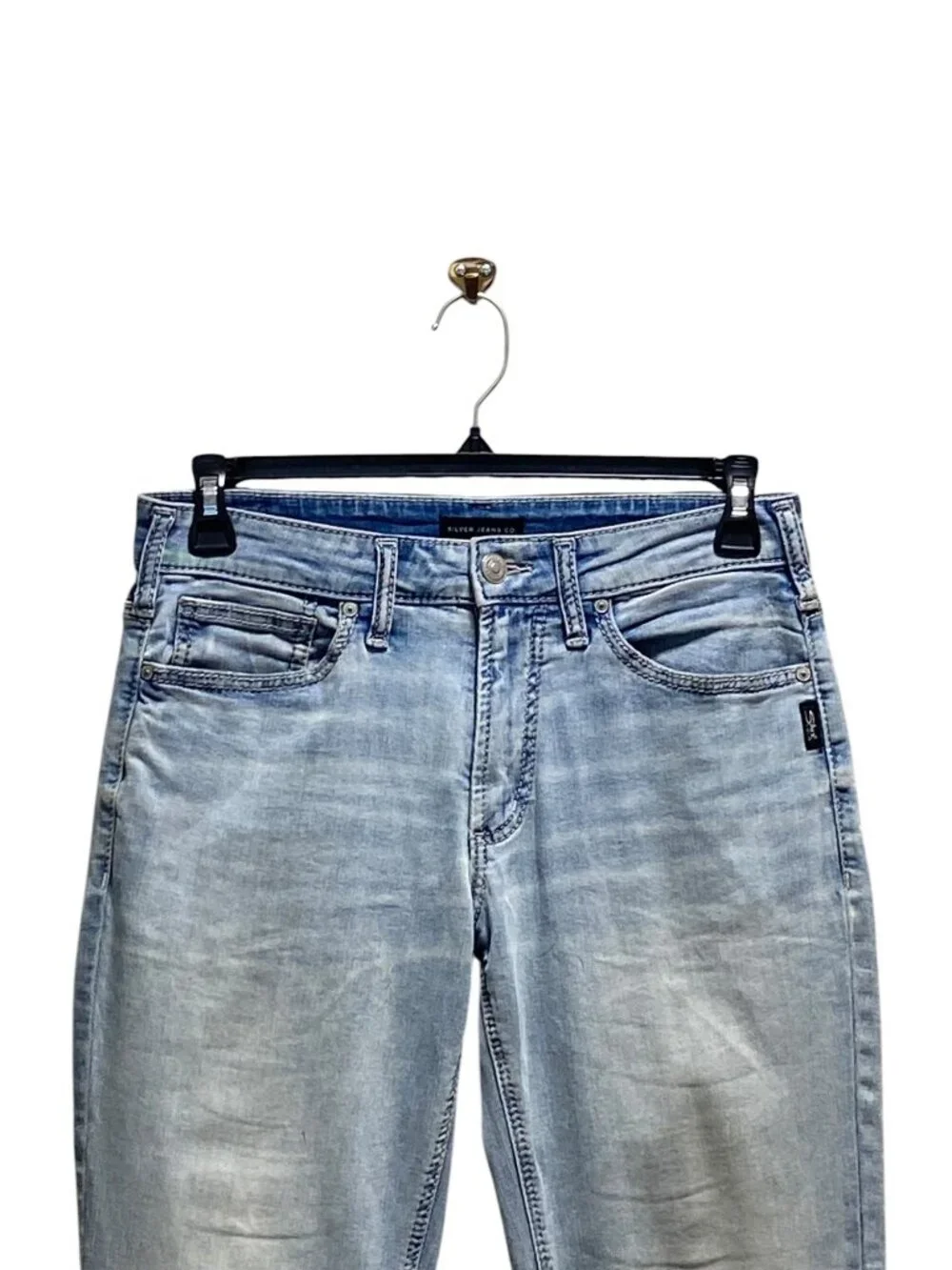 Silver Jeans The Zac Bootcut Jeans Blue Size 30 x 30 Minimalist Classic Casual